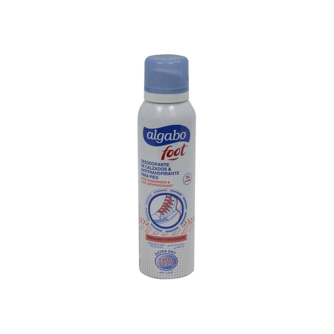 Desodorante antitranspirante para pies en aerosol Algabo 153 ml