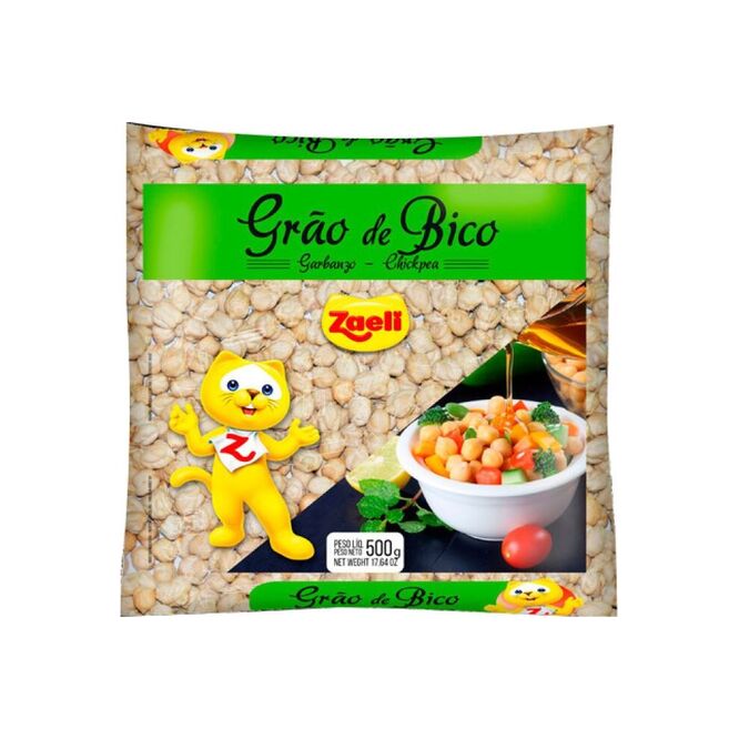 Garbanzo en Paquete Zaeli 500 gramos