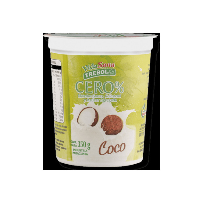 Yogurt coco diet pote Trébol 350 ml