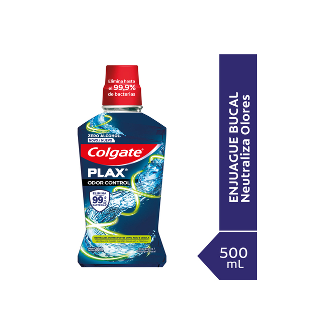 Enjuague bucal plax menta Colgate 500 ml