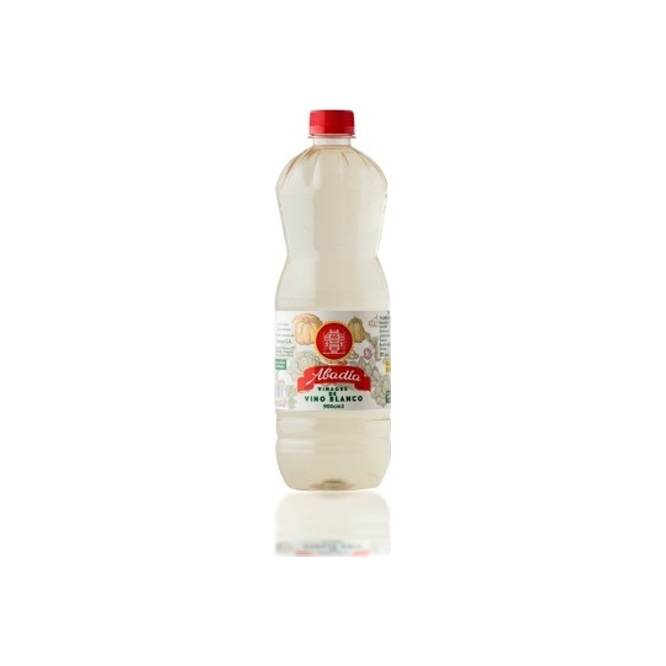 Vinagre de vino blanco botella Abadía 900 ml