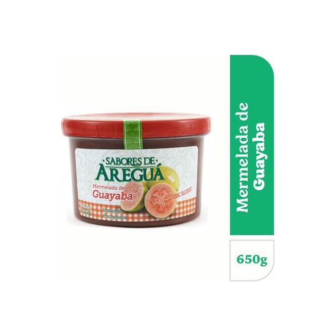 Mermelada de guayaba Sabores de Areguá 650 gramos
