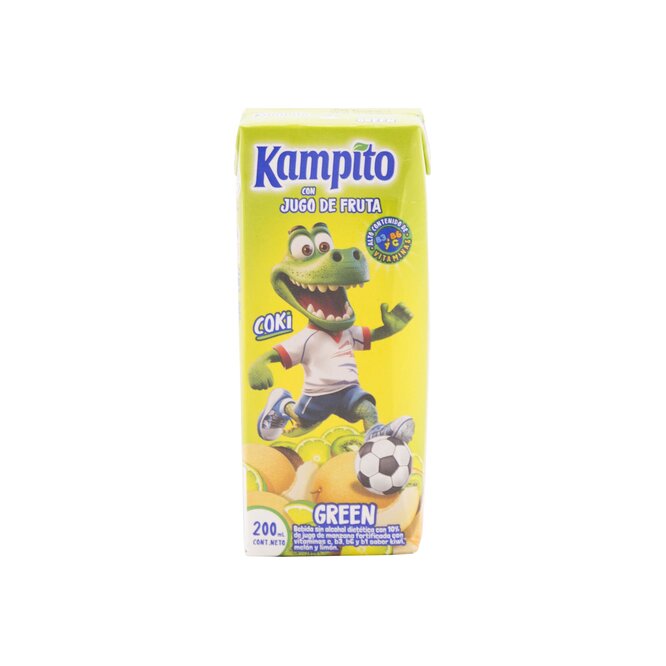 Jugo de fruta sabor Green botella Kampito 200 ml
