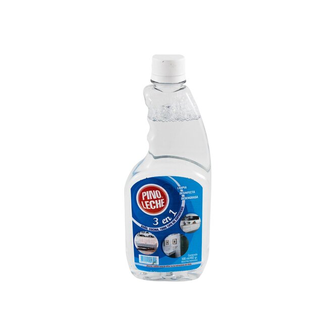 Limpiador 3 en 1 Repuesto en botella descartable Pinoleche 500 ml