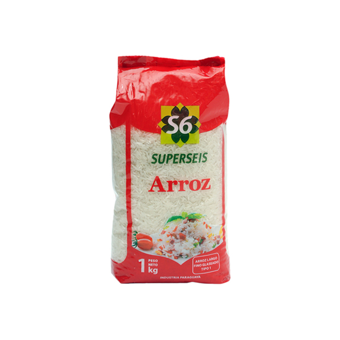 ARROZ SUPERSEIS TIPO 1 GLASE 1KG