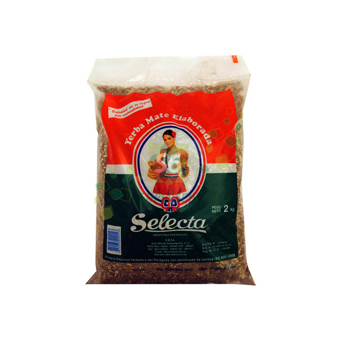 Yerba mate tradicional Selecta 2 kilos