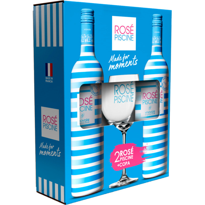 VINO ROSE P ROSADO 2UN/REG COPA 750ML