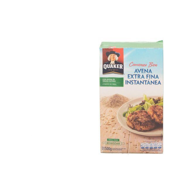 Avena extra fina en caja Quaker 500 gramos