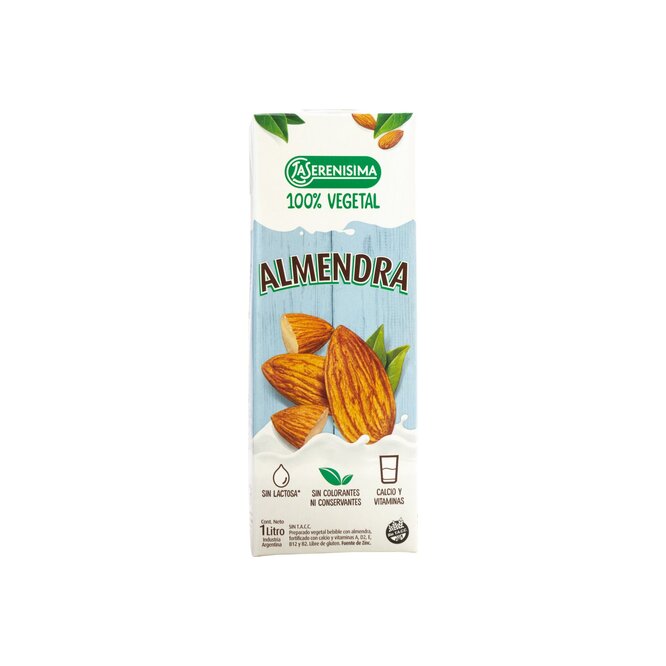 Bebida vegetal con almendra La Serenísima 1 litro