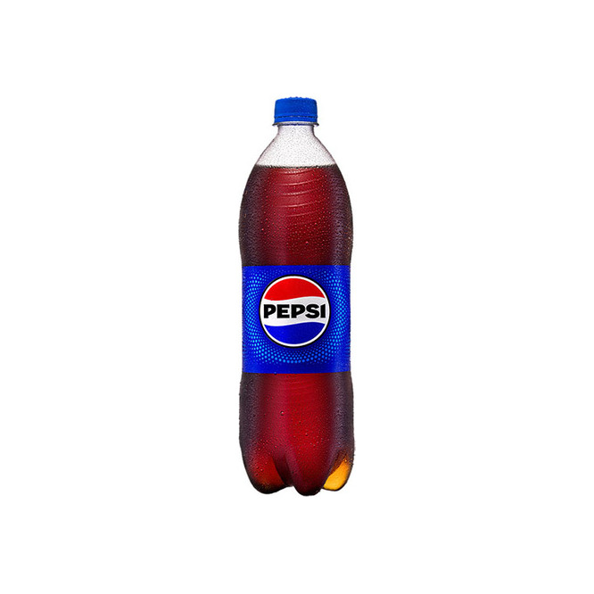 Gaseosa sabor cola botella Pepsi 1 litro