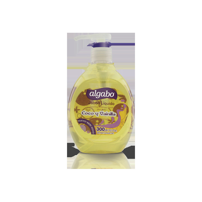 Jabón líquido coco y vainilla Algabo 300 ml