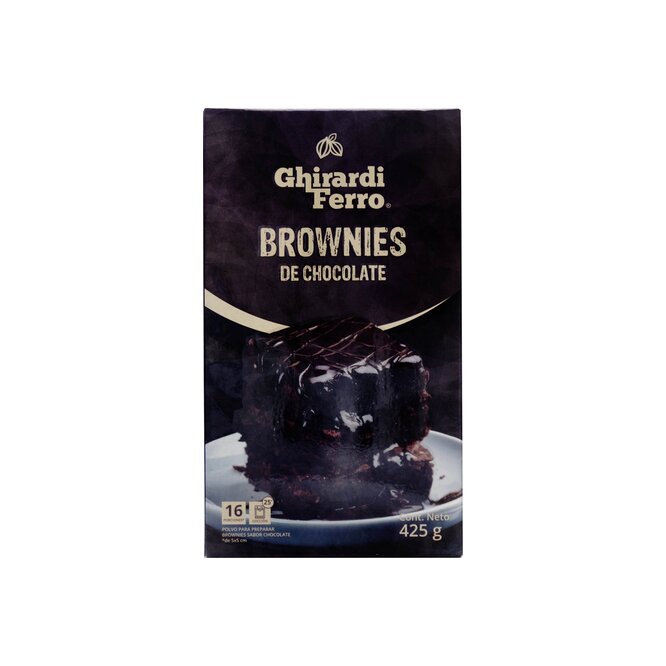 Brownies de chocolate en polvo Ghirardi Ferro 425 gramos