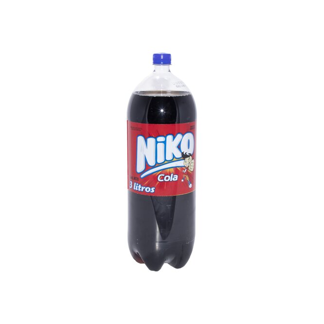 Gaseosa sabor cola botella Niko 3 litros