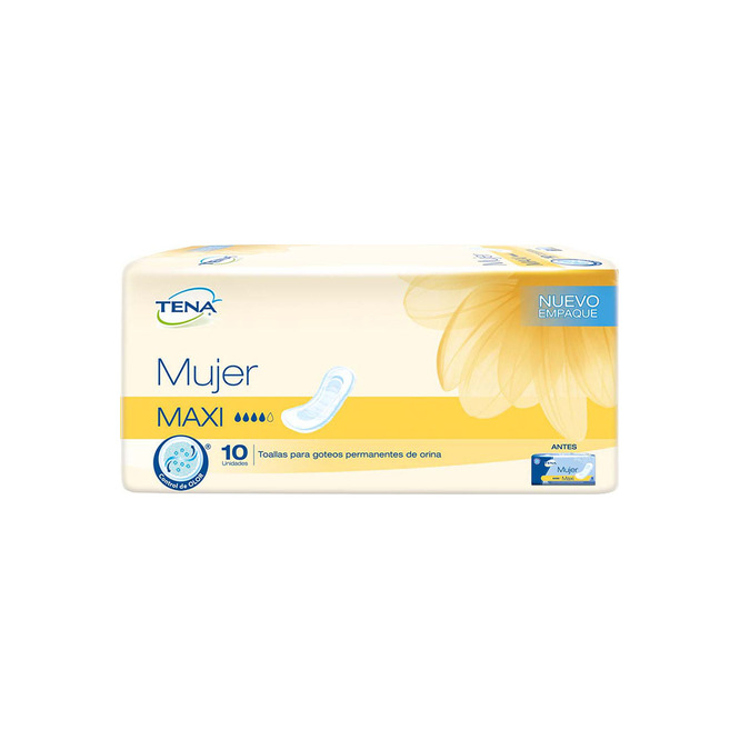 Toalla higiénica maxi Tena 10 unidades