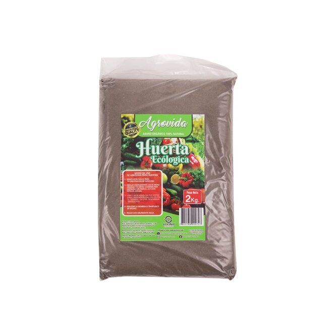 Abono orgánico para huerta eco Agrovida 2 kilos