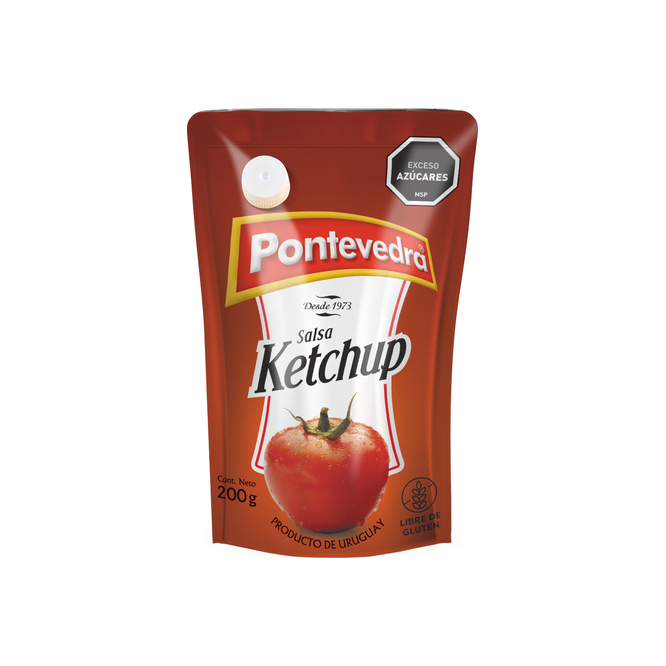 Ketchup doypack Pontevedra 200 gramos