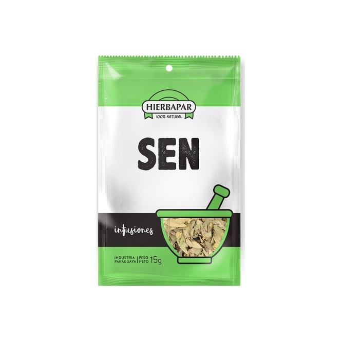 Sen hierba medicinal Hierbapar 15 Gramos