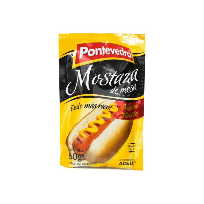 Mostaza en doy pack Pontevedra 60 gramos
