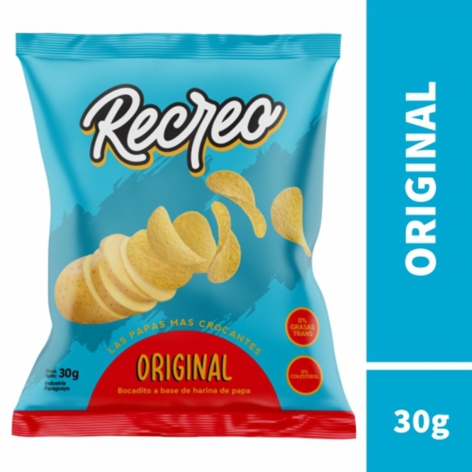 PAPAS FRITAS CLASICA 30GR RECREO PAQ