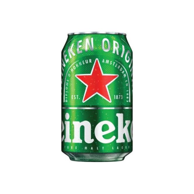 Cerveza Pura Malta Original en Lata Heineken 350 ml