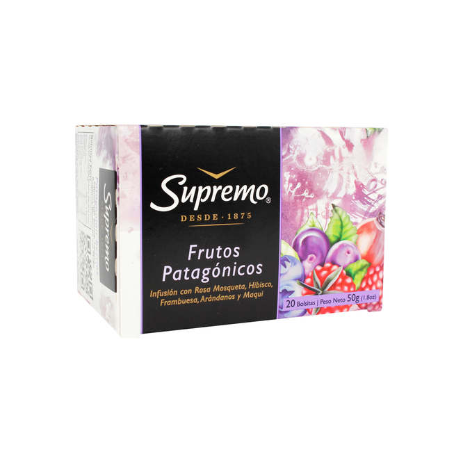 Té frutos patagónicos Supremo 20 unidades