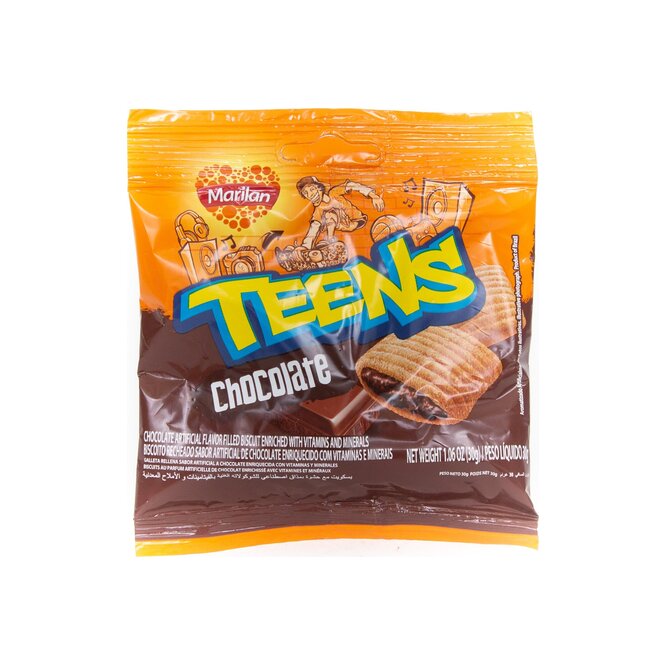 Galletitas de Chocolate Teens Marilan 30 gramos