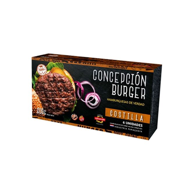 Hamburguesa de Costilla Burger Concepción 6 unidades