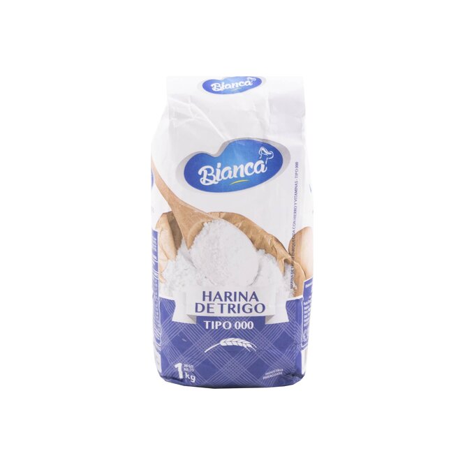 Harina de trigo tipo 000 Bianca 1 kilo