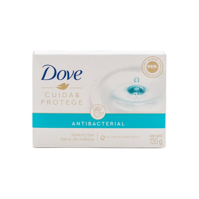 Jabón de tocador antibacteriano Dove 135 gramos