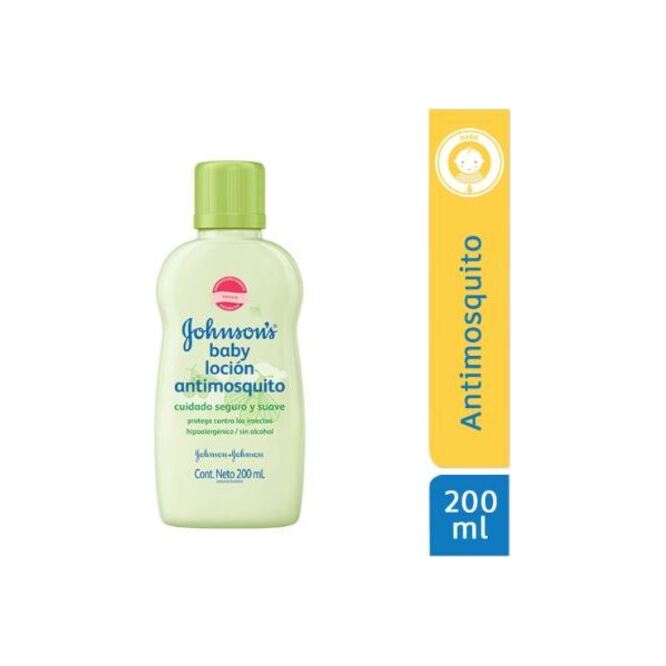 Loción anti mosquito baby Johnson’s 200 ml