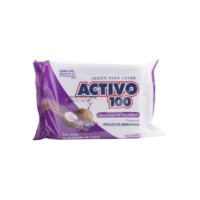 JABON P/LAVAR ACTIVO100 PETAL/JACAR 200G