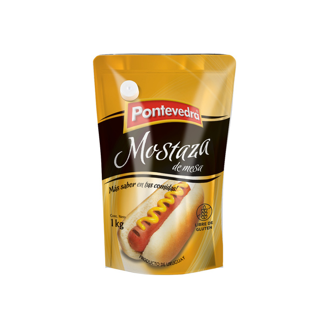 Mostaza en doy pack Pontevedra 1 kilo
