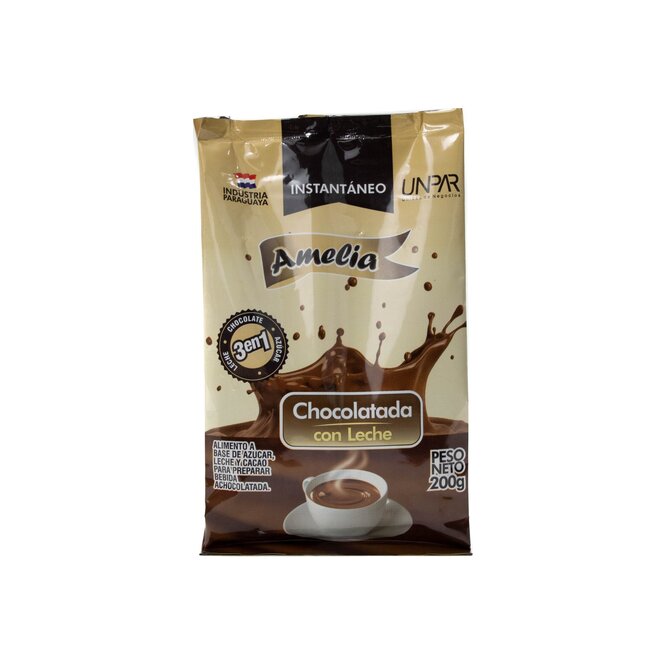 CHOCOLATADA CON LECHE EN POLVO 200GR AME