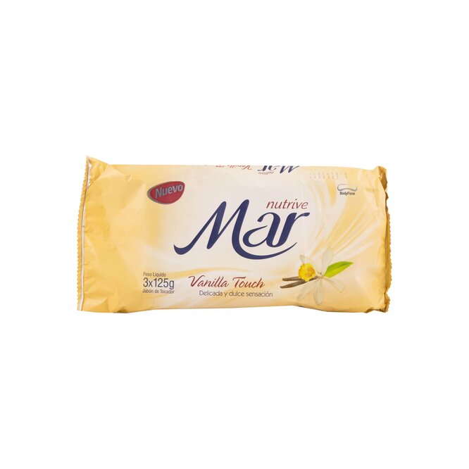 Jabón de tocador vanilla touch Mar 3 unidades