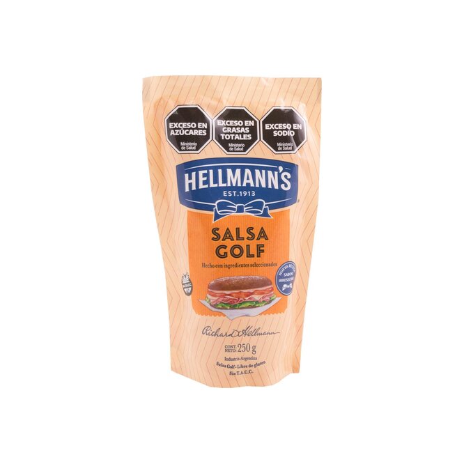 Salsa Golf en doy pack Hellmann's 250 gramos