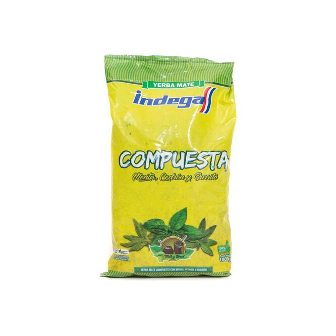 Yerba mate compuesta natural Indega 100 gramos