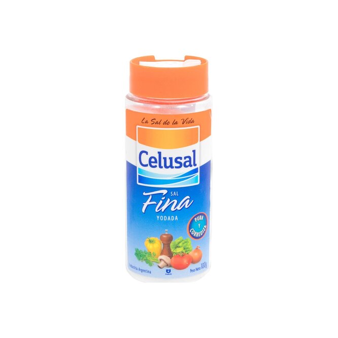Sal fina en frasco Celusal 100 gramos