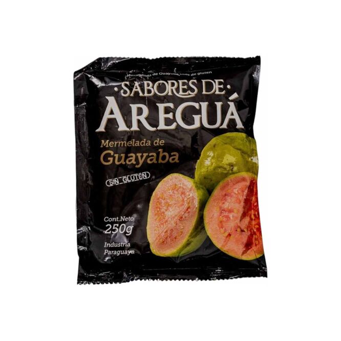 Mermelada de guayaba en sachet Sabores de Areguá 250 gramos