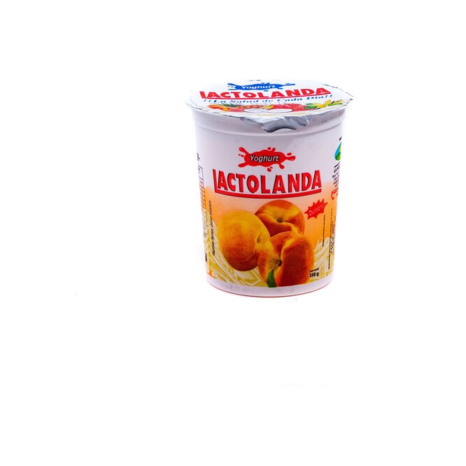 Yoghurt entero durazno Lactolanda 350 ml