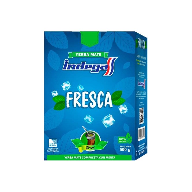 Yerba compuesta fresca caja Indega 500 gramos