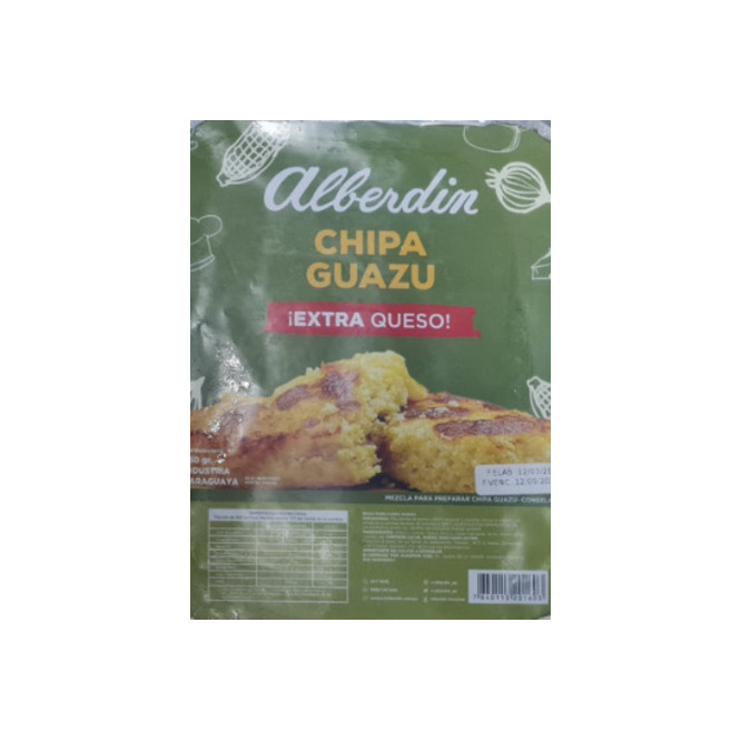 Masa para chipa guazu congelado Alberdin 750 gramos