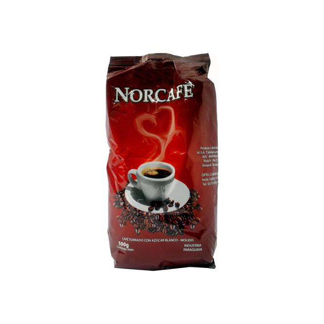 Café torrado molido paquete Norcafé 500 gramos