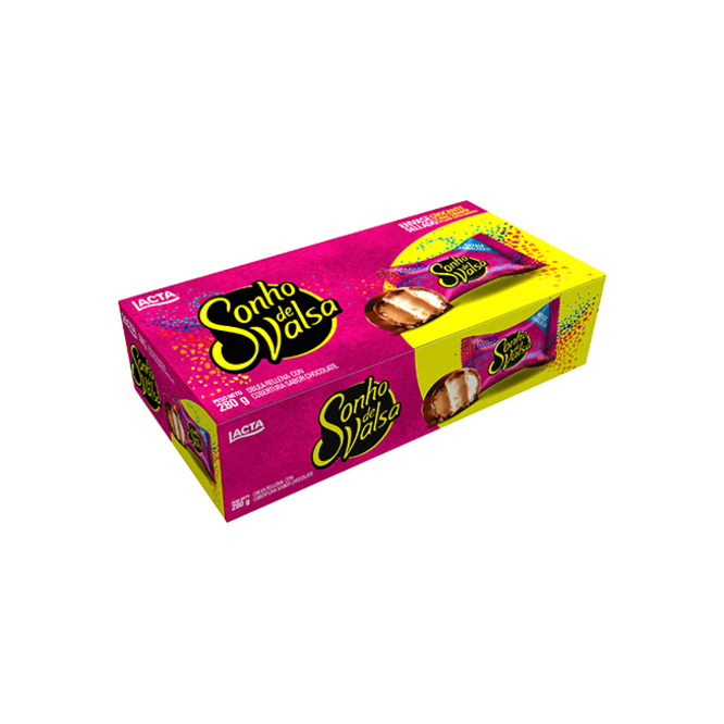 Bombones rellena sonho de valsa caja Lacta 280 gramos