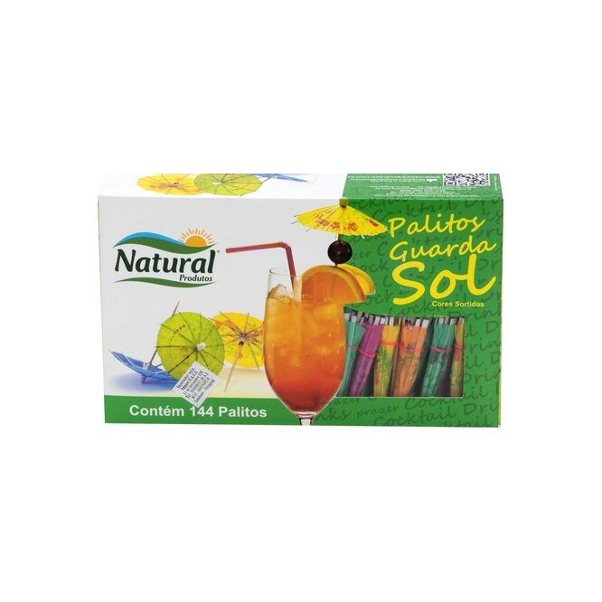PALITO GUARDA SOL 10CM X 144 UNID. NATUR