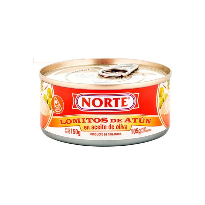 Atún en aceite de oliva lata Norte 150 gramos