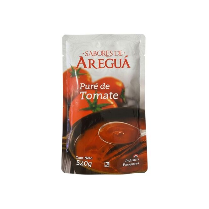 Puré de tomate frasco Sabores de Areguá 520 gramos