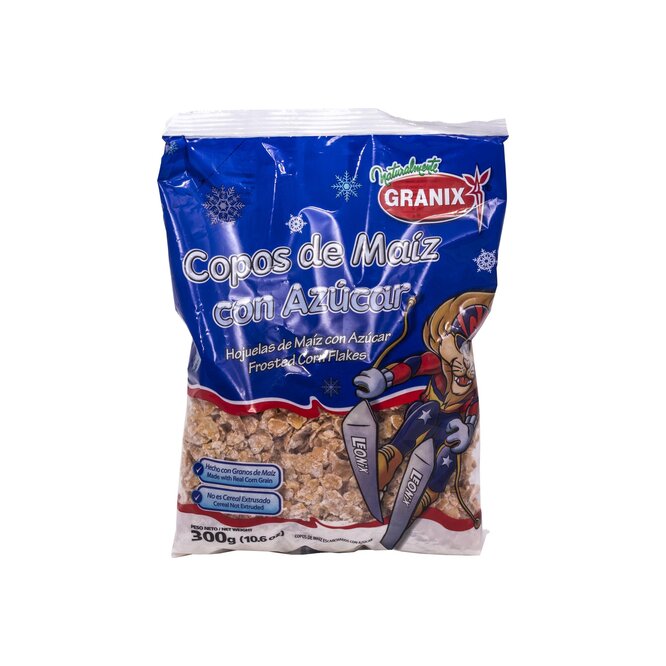 Cereal copos de maíz con azúcar Granix 300 gramos