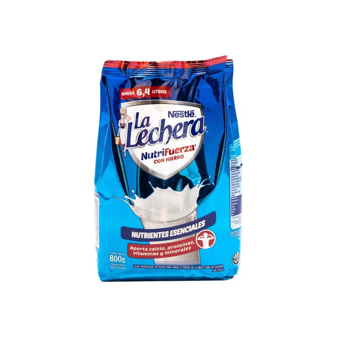 LECHE EN POLVO 800 GR LA LECHERA