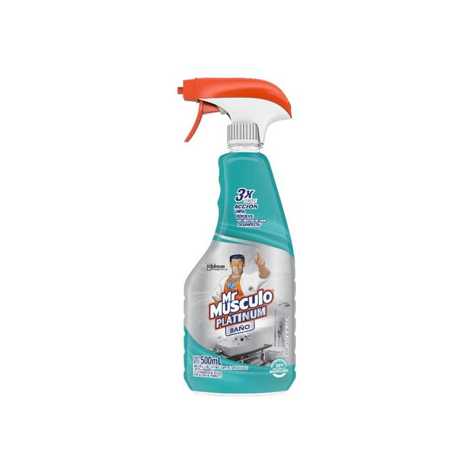 Limpiador desinfectante para Baño con Gatillo Mr. Muscle 500 ml