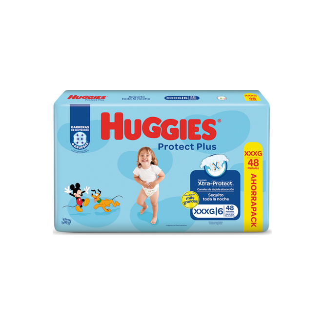 PAÑAL DESECH HUGGIES PROTE PL XXXG 48UN